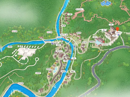 东宁结合景区手绘地图智慧导览和720全景技术，可以让景区更加“动”起来，为游客提供更加身临其境的导览体验。